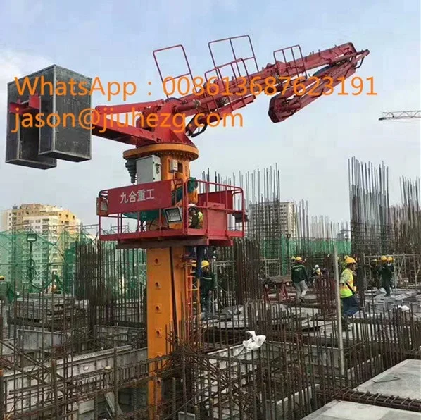 
JIUHE brand 24m/28m/32m/33m/36m Self- Climbing Concrete Placing Boom/Concrete Distributor/Concrete Placer For Sale! 