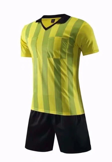 2021 2022  new no logo customize soccer sets Referee uniform Soccer Thai