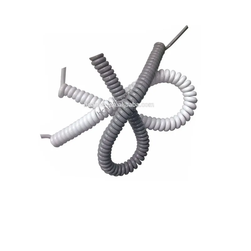 Спиральный шнур 0,75 мм2 из ТПУ и ПВХ