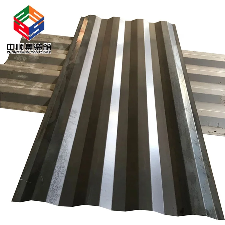 1.6mm corten steel corrugated shipping container side panel