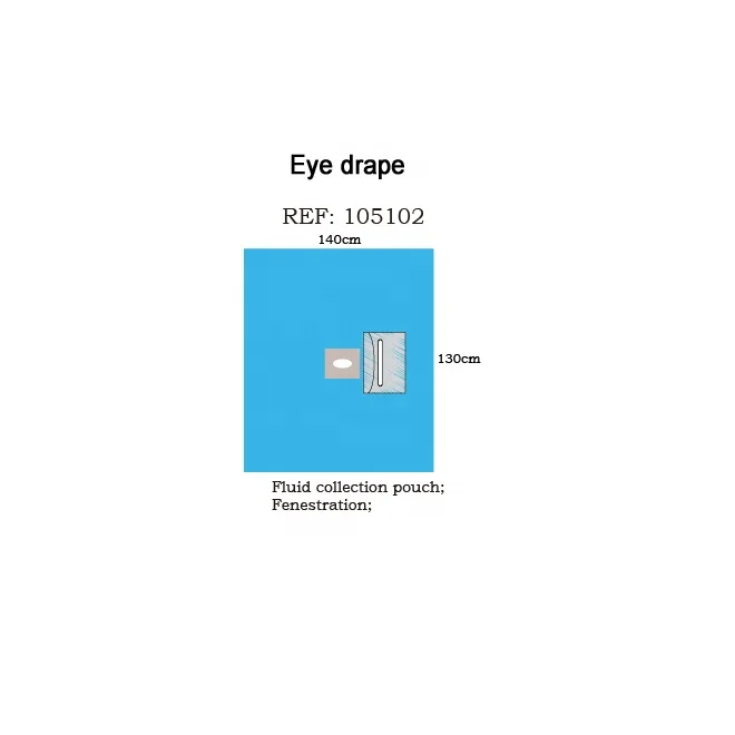 
Disposable Surgical Adhesive Eye Drape Product for Hospital Use 