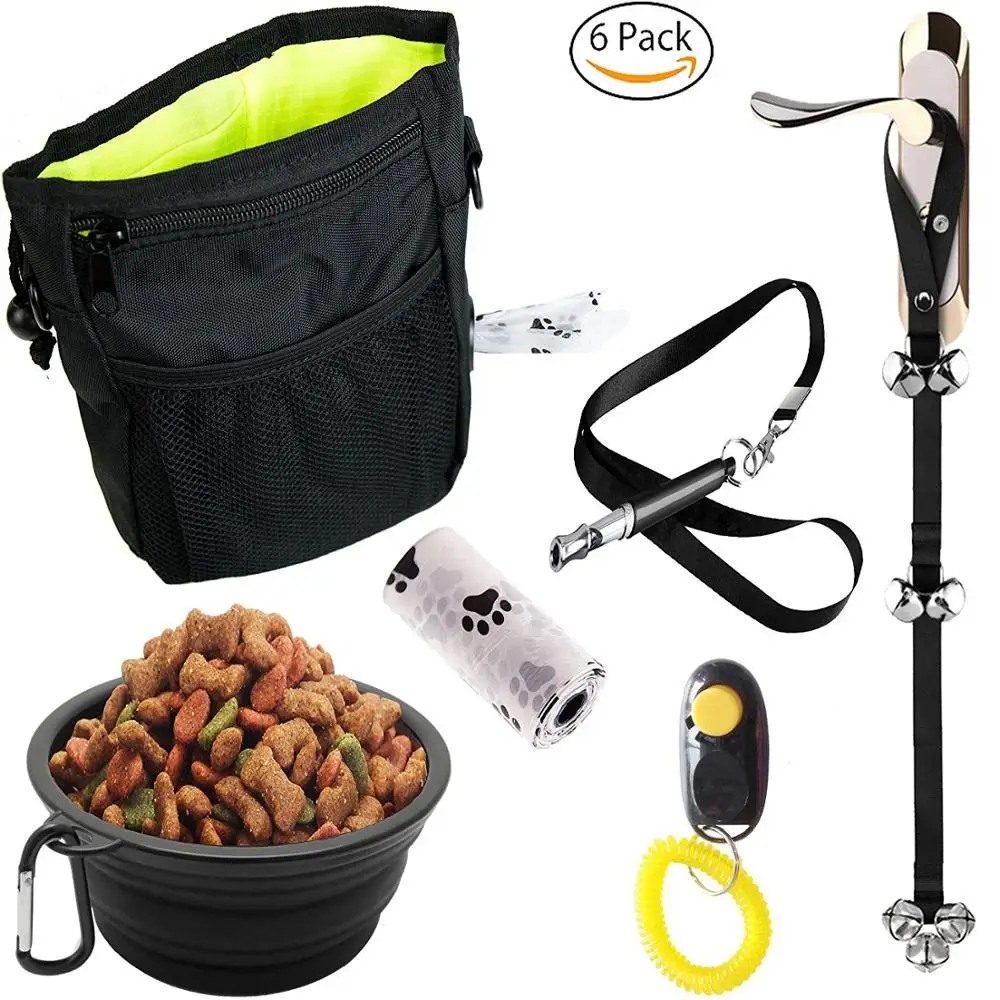 Amazon Hot Sell Pet Treat Training Pouch With Poop Bag Dispenser With Adjustable Belt for Dog and Cat