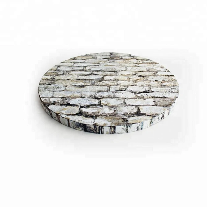 2018 New Patterned Cake Board Drum for Birthday Wedding Christmas Party Cake Decorations