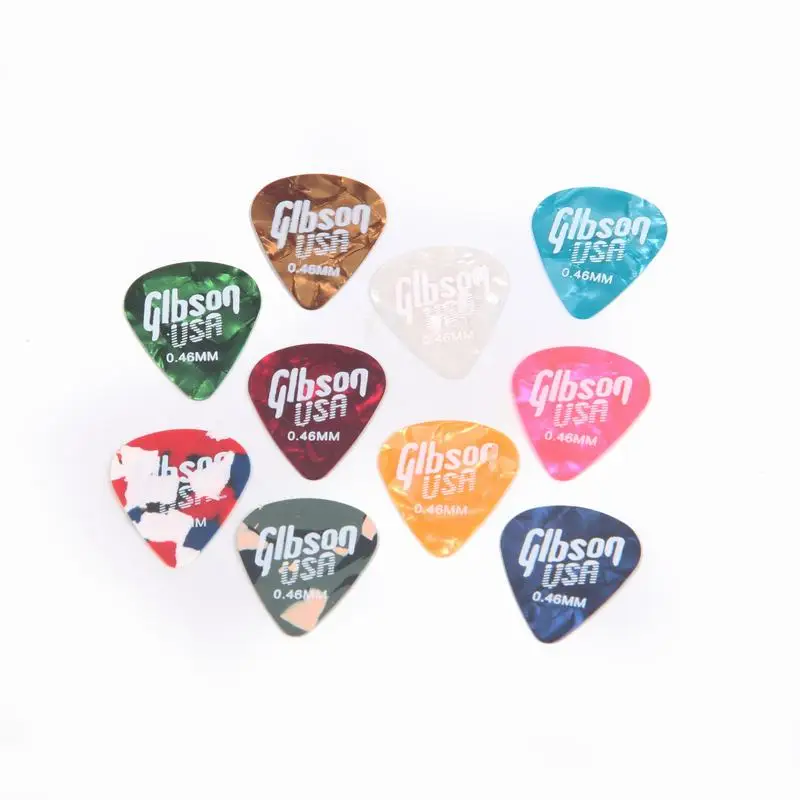 Custom Logo Music Instruments Accessories Delrin Machine White Guitar Picks Plastic Heart Alice ROHS Custom Color Violin Picks