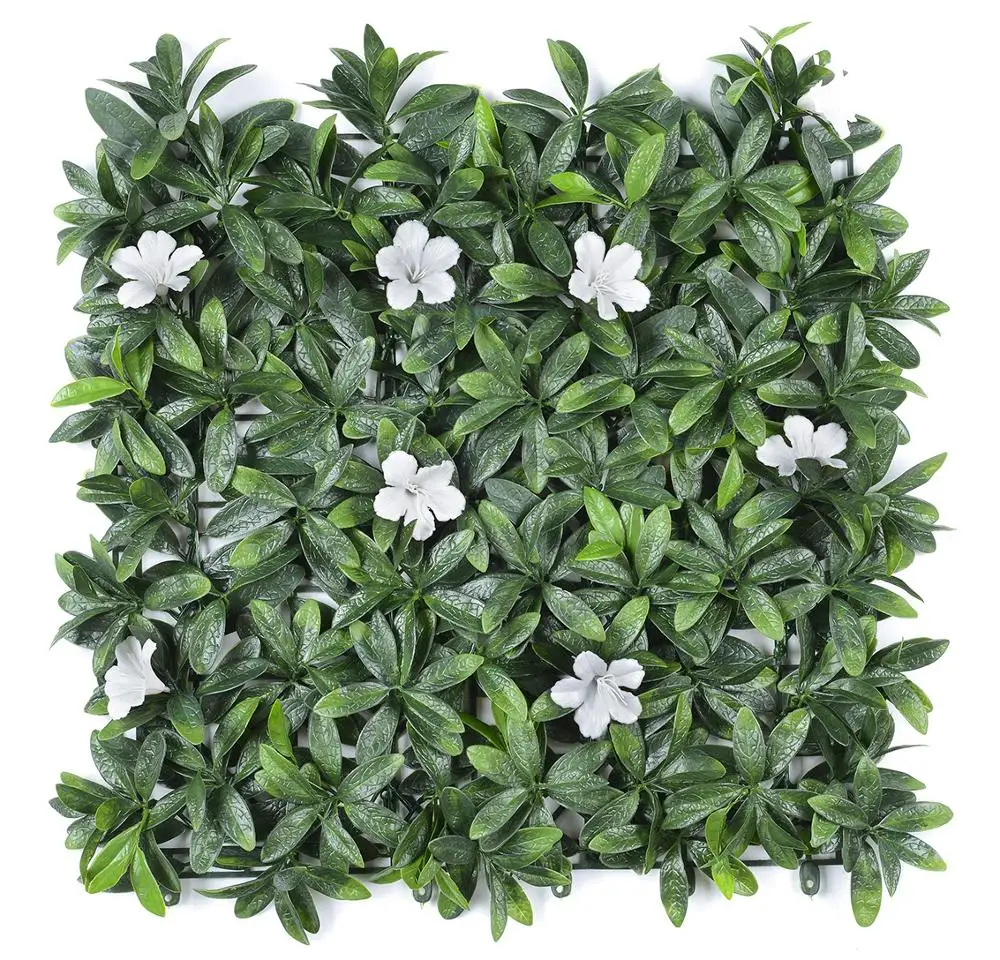 Fashion decorate UV protected outdoor artificial grass plant wall panel 50x50 100x100 cm