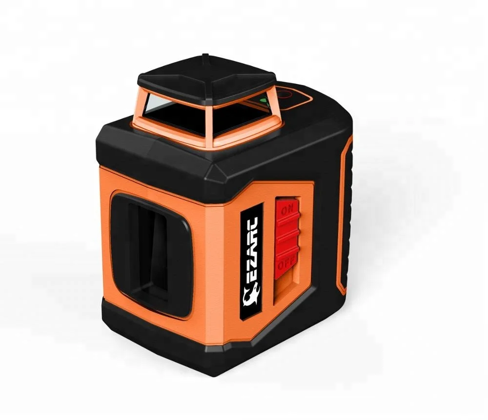 EZARC LASER LEVEL EL360-1C Self Leveling 360-Degree Cross Line Laser Level with Horizontal / Vertical / Tilt Line Switch Mode,
