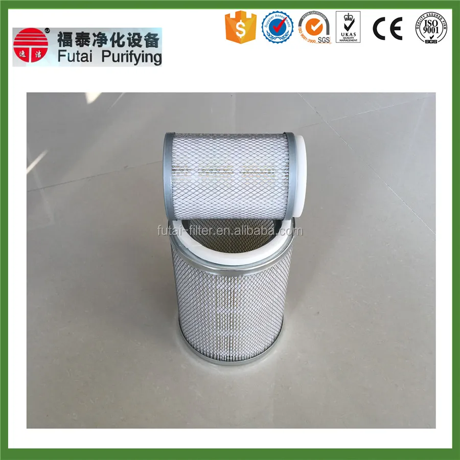 Моющиеся очистки из нержавеющей стали гофрированный фильтр картридж типа
