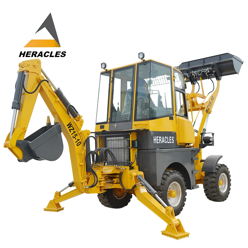 Chinese best WZ15-10 4wd small mini backhoe excavator price