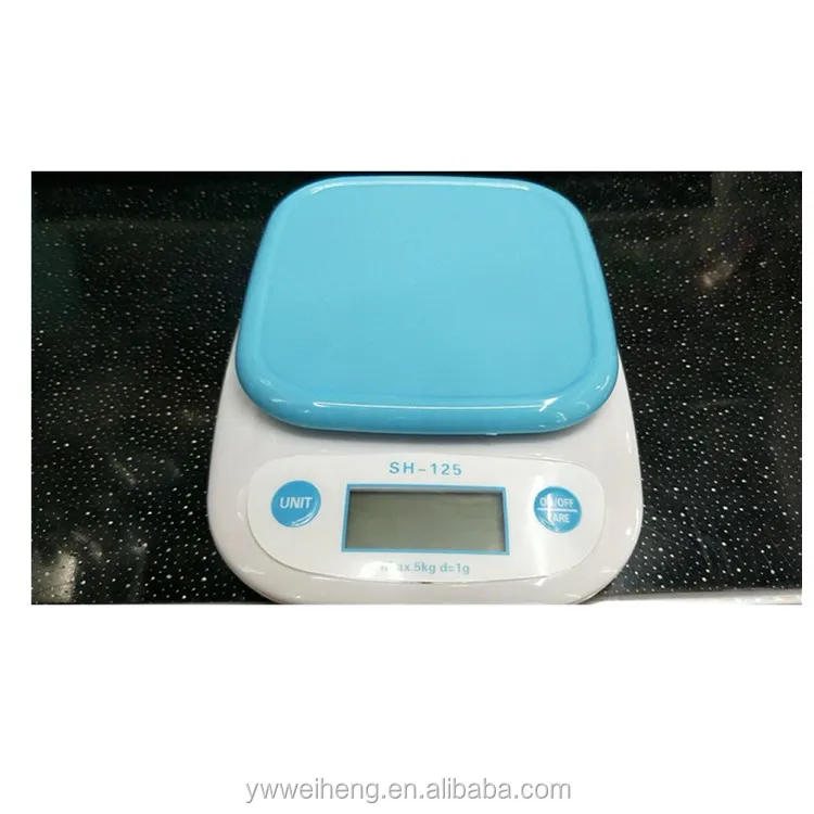 New design factory price hot selling digital kitchen scale white light 125