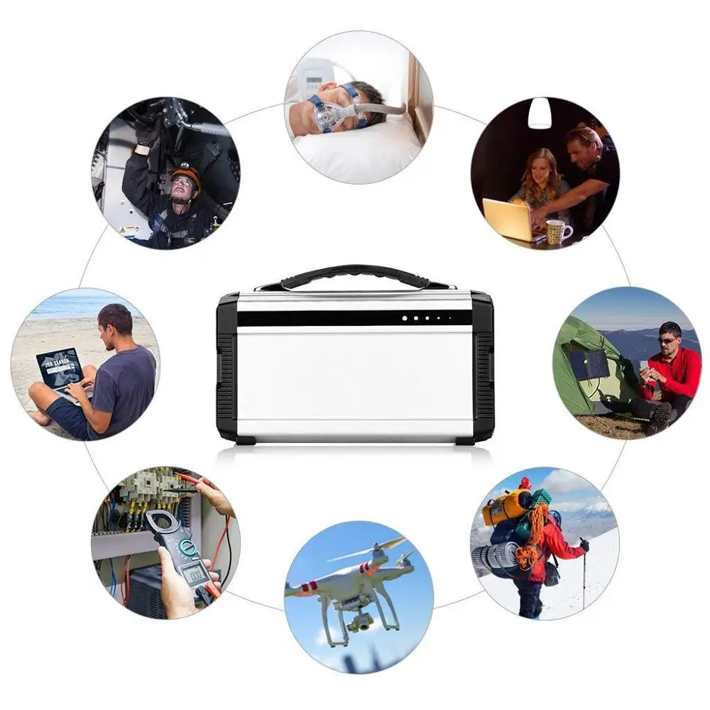 Powerful S601 lithium ion battery portable solar generator 110v 240v generator solar portable storage power station