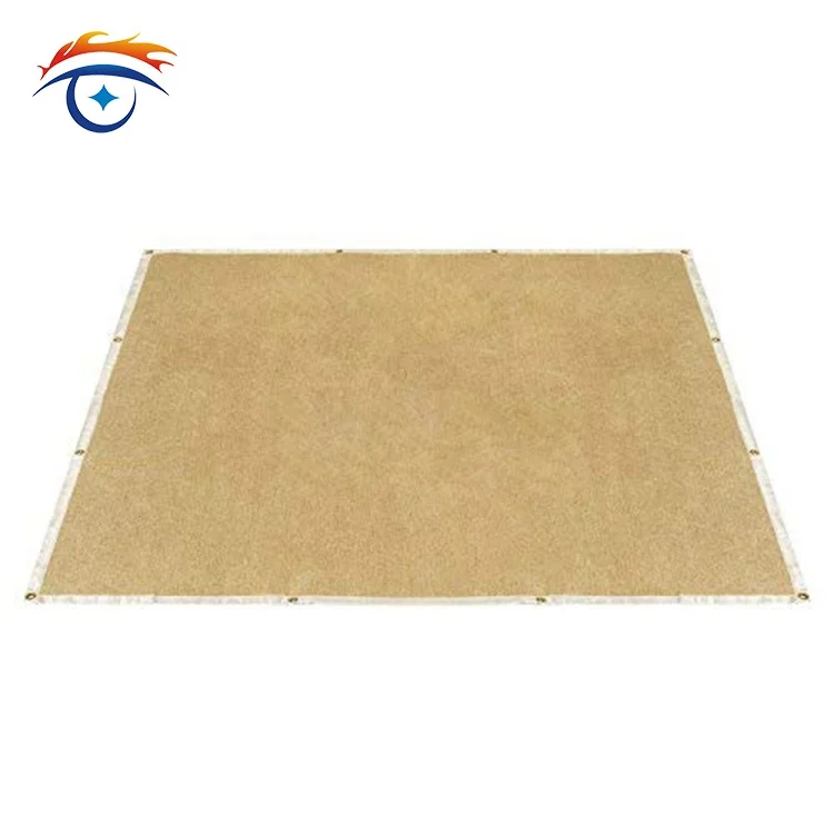 good price 2mm 3mm Thickness Vermiculite coated Ceramic Cloth Vermiculite Welding Blanket
