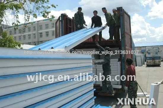 теплоизоляция стеновые кровельные сэндвич-панели в китае
