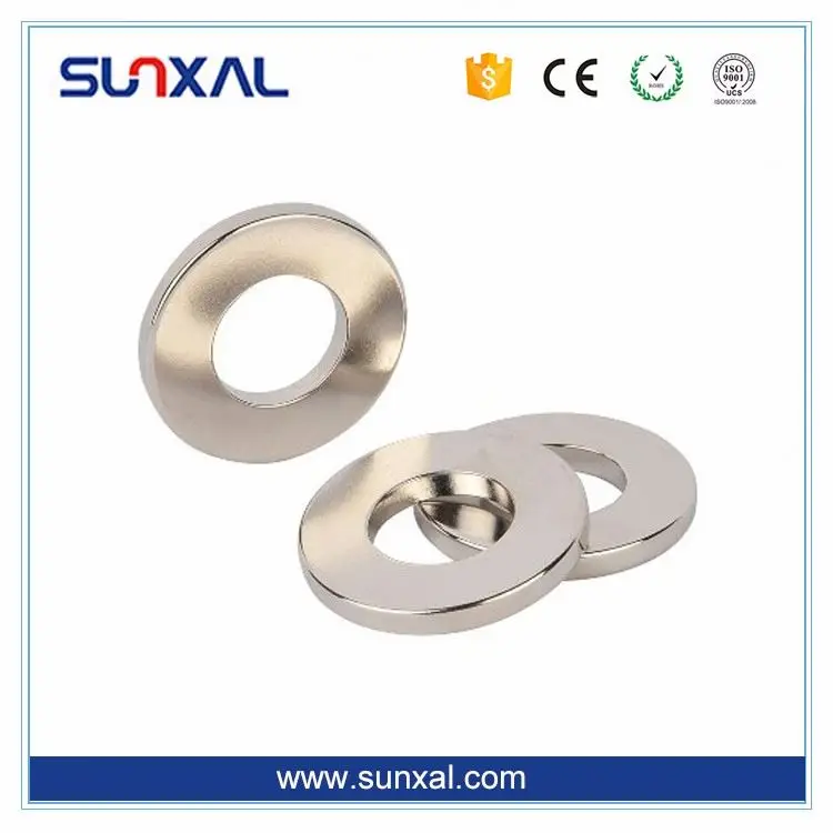 Different Material uni pole radial ring magnet