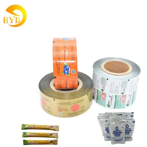 
 Пищевая пластиковая упаковка, алюминиевая фольга с покрытием, ламинированный Ламинирующий упаковочный пакет для бумаги, упаковочный рулон, пленочный материал для саше   (60388406027)