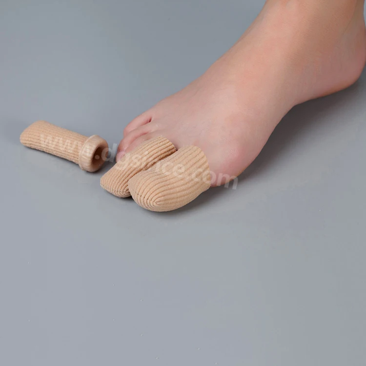 Factory direct sales sebs silicone gel finger toe protectors tube