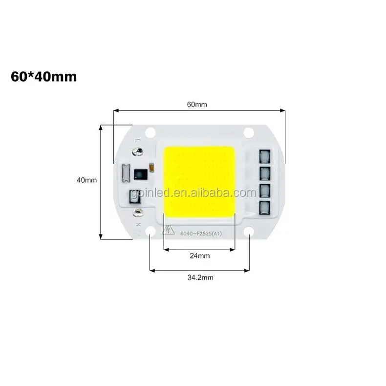 AC 110V 220V dob led cob chip 10W 20W 30W 50W for led floodlight led street light