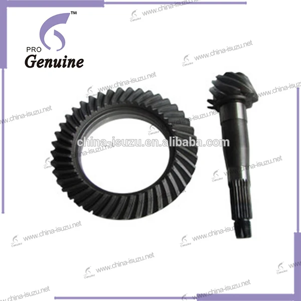 
auto parts NPR 4HF1 Spiral Bevel Gear/crown wheel and pinion 7/43 size 12mm 9-85102133-0 for isuzu 