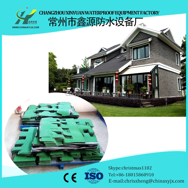 Asphalt Shingles Roofing Felt Making Machine Export to Malaysia philippines