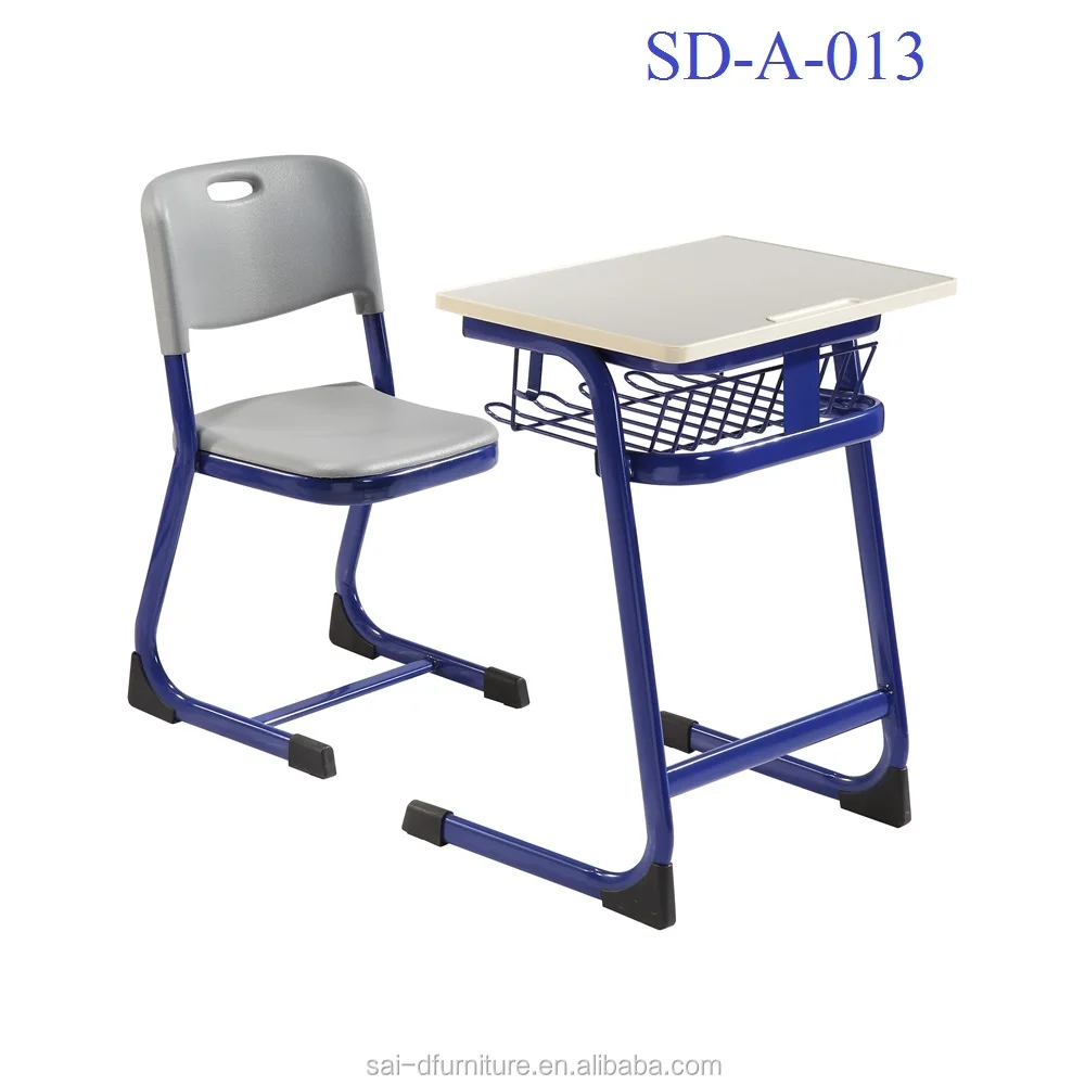
SD-S-013 Plastic Elementary School Classroom Study Table And Chair Comfortable For Kids 