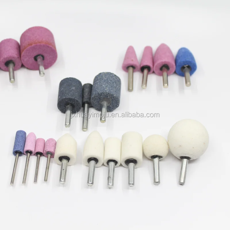 OEM alumina vitrified die grinder mounted points for engraving burrs