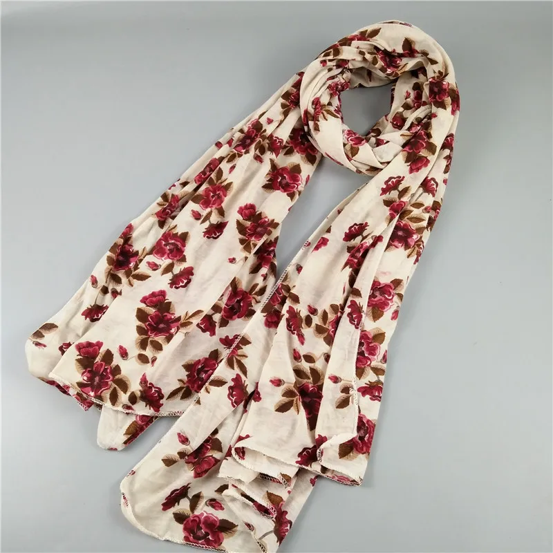 wholesale small order stock jersey print scarf women fashion muslim hijab