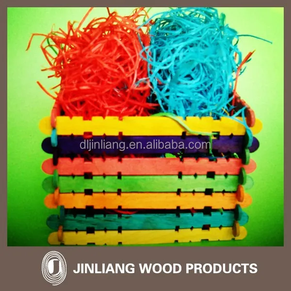 Hot sale colored round craft stick wood