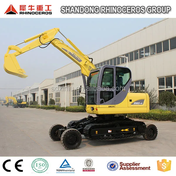 8 тонн Колесный экскаватор-погрузчик для продажи, 0,3 cbm ведро гусеничный экскаватор, гидравлический гусеничный экскаватор с CE & сертификат безопасности материала (ISO
