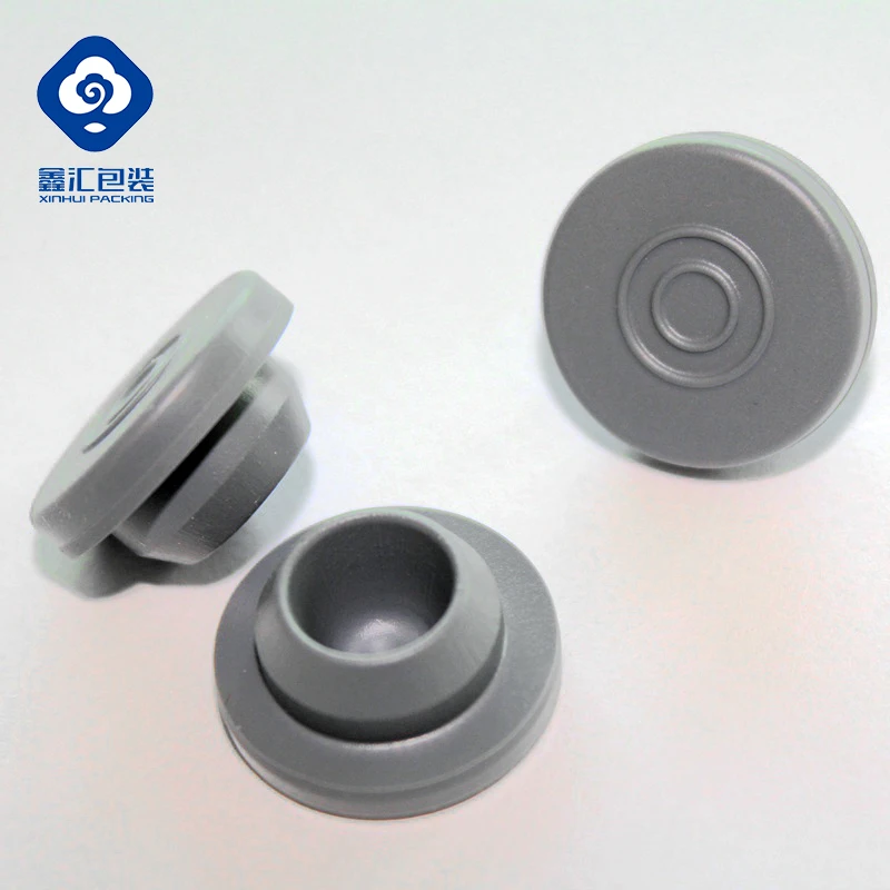 
20mm pharmaceutical grey butyl rubber stopper for infusion bottle 