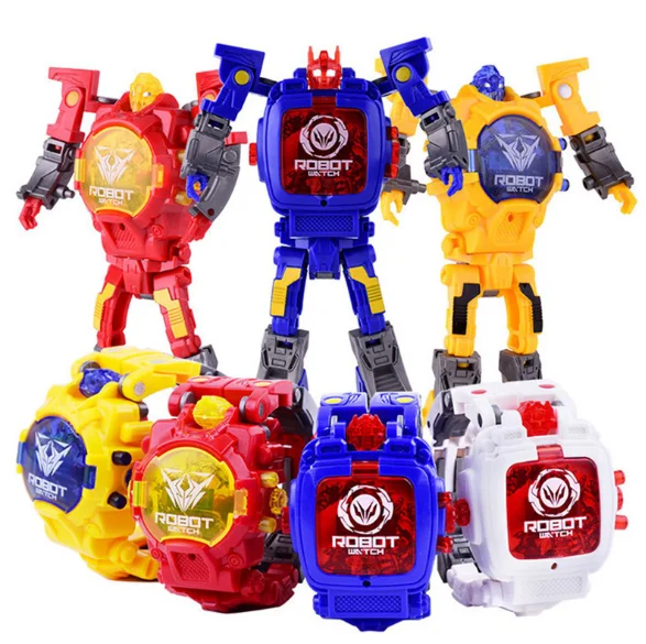 2018 hot toys for christmas Gift transform Robot watch Transformation Toys