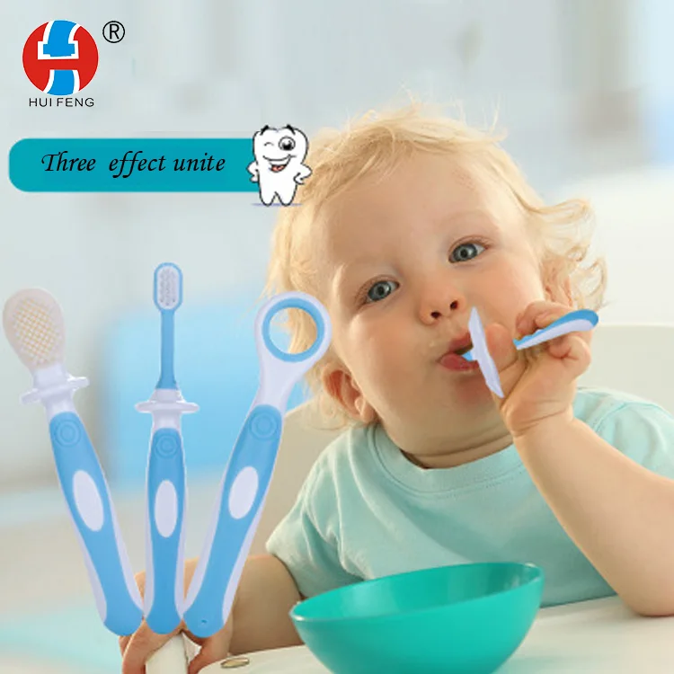 Baby teeth training toothbrush baby tooth brush massage silicone breast brush