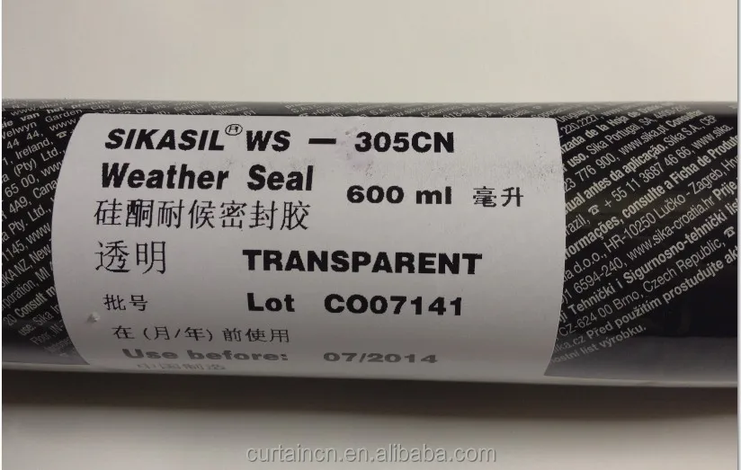 sika WS-305 weatherproof Neutral silicone sealant for concrete