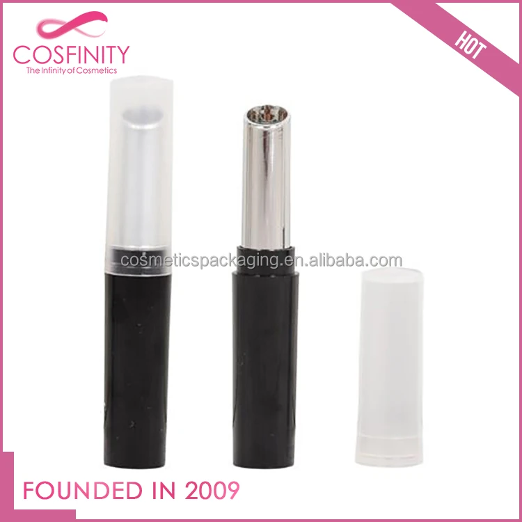 Free sample cosmetic packaging products slim lipstick container / custom lipstick tube