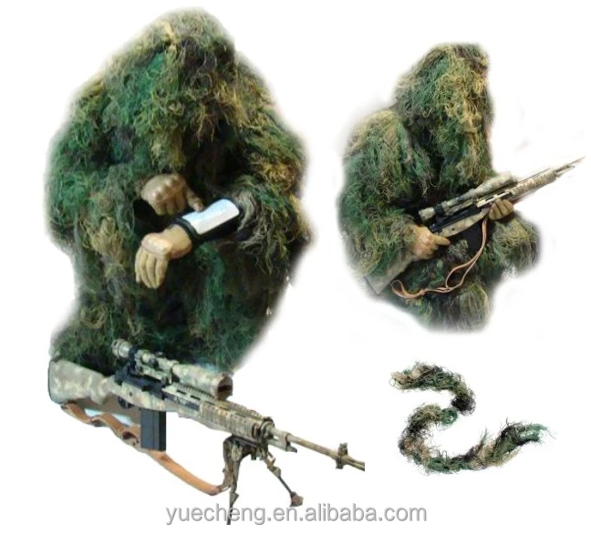 Grassland camouflage clothing / Tactical hunting ghillie suit