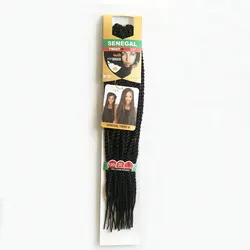 Factory price for Wholesale Hair Extension Type and Synthetic Hair senegal twist crochet braid with best quality