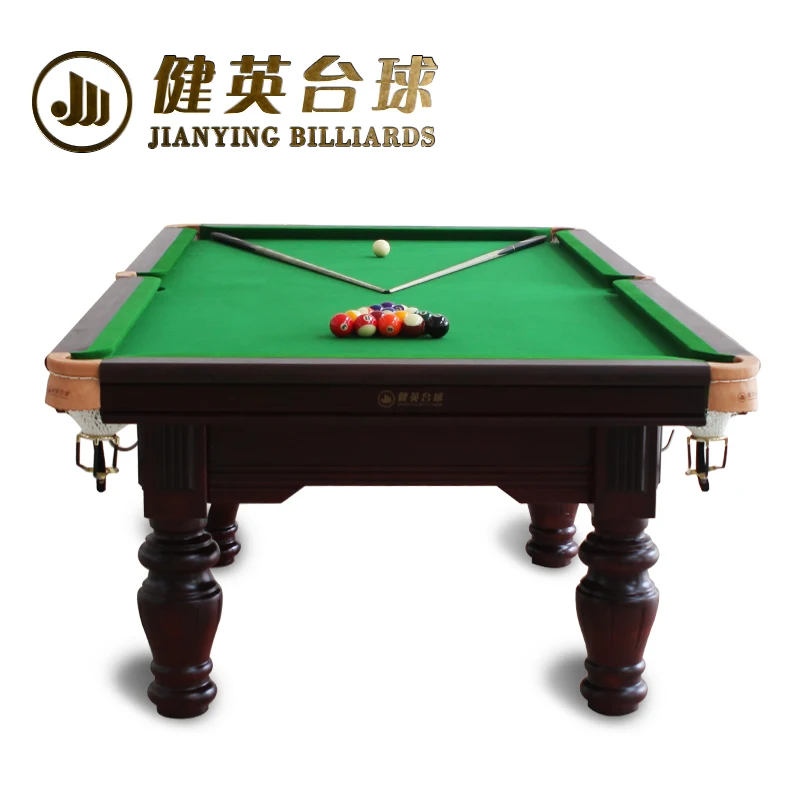 Wholesale Jianying Indoor Customized Marble 9ft Snooker Billiards Table
