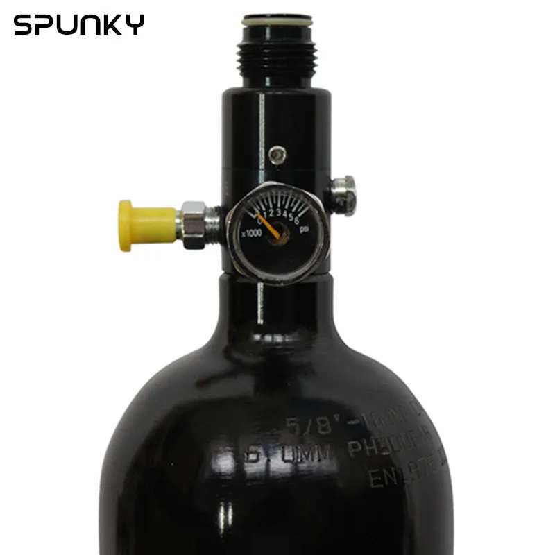 Алюминиевый Воздушный бак высокого давления HPA 0,74l для пейнтбола/цилиндр с регулятором