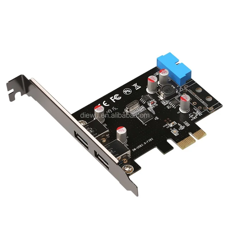 Новые PCI-E для USB3.0 Riser Расширенной Карты Заголовок 19Pin