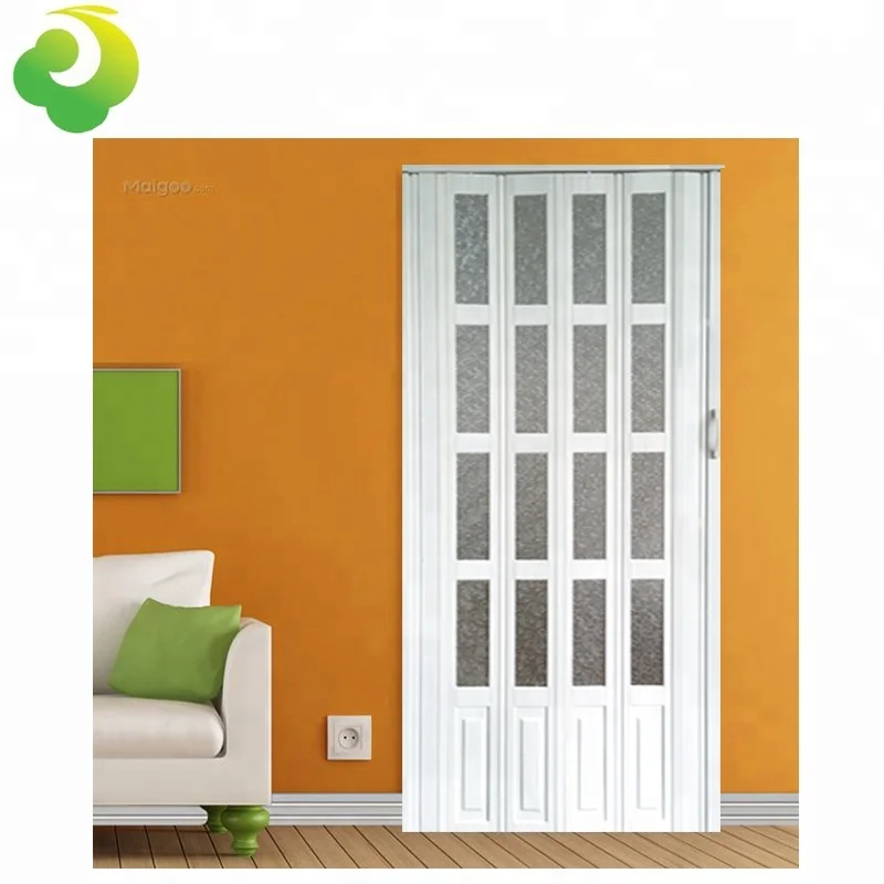 Noise reduction and sound insulation pvc accordion door