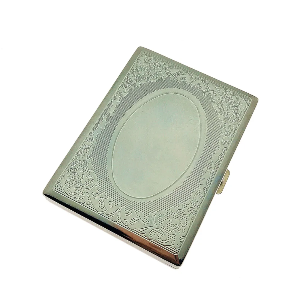 Водонепроницаемый прямоугольный металлический футляр для сигарет, коробка для табака для промо-подарка