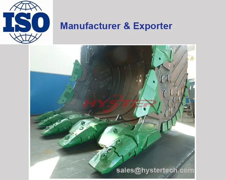 excavator bucket teeth wear parts and wear attachment