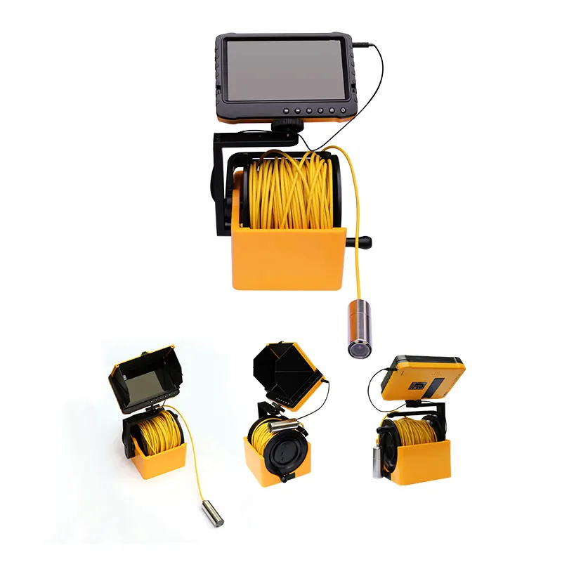 5inch 2mp night vision  low light underwater engine Pipe  sewer  inspection camera kit