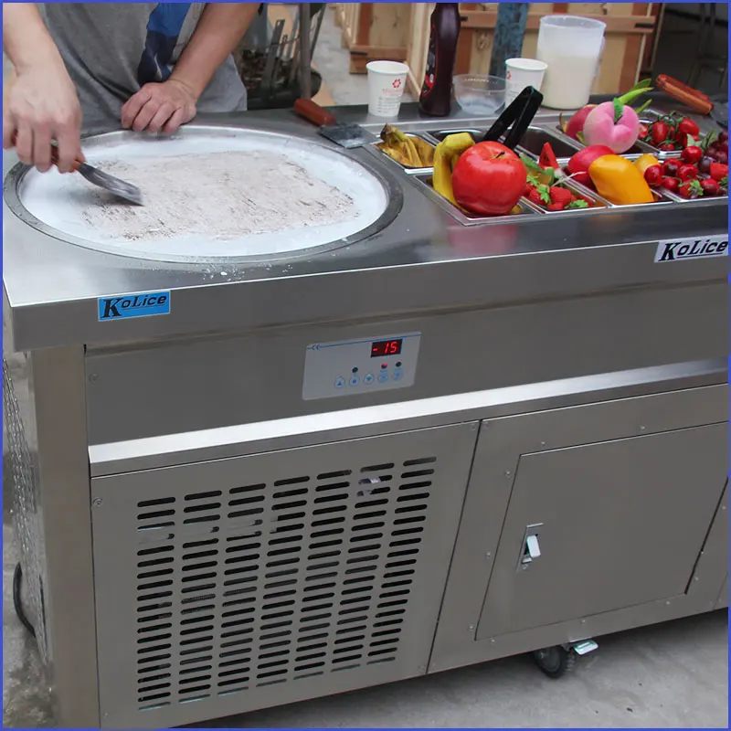Free ships from USA warehouse Instant Ice Cream Rolls Machine/fry rolled ice cream machine/fried ice cream roll machine