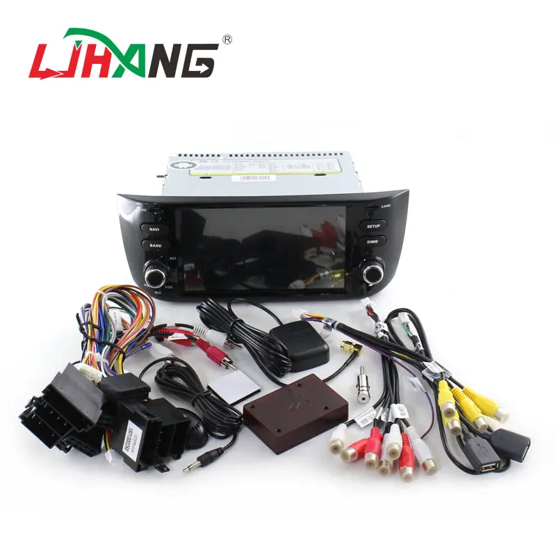 LJHANG dsp carplay Android 13 2+16G Car dvd Multimedia Player For Fiat Abarth Punto EVO Linea 2012-2015 GPS Navi Radio Stereo