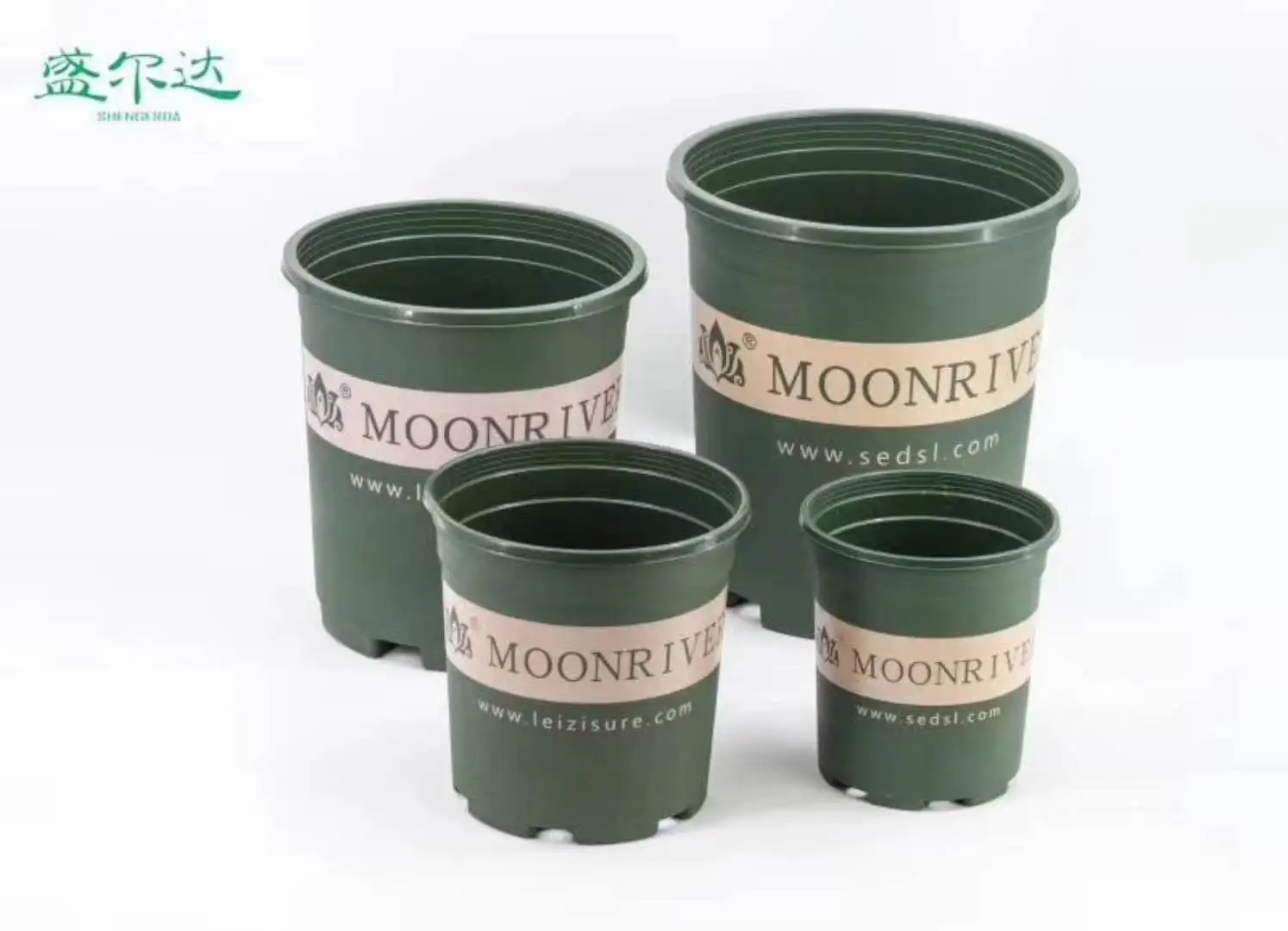 Cheap Modern Design 4-10 Gallon Nursery Flower Pot Black Plastic Green Planter Pots for Floor Gardening & Agriculture Seeding