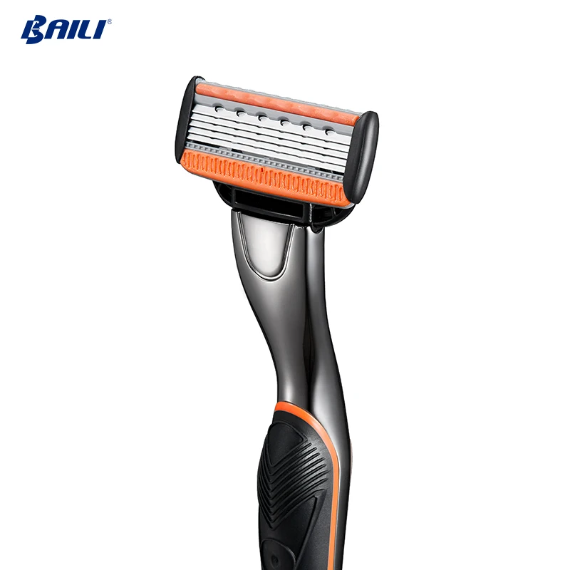 
Newest 5 Blade Straight System Shaving Razor For Men 