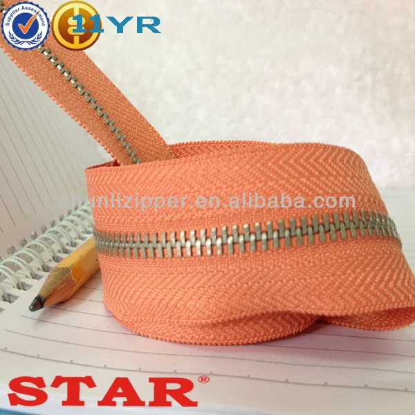 Heavy duty custom zipper pullers,long chain wholesale zipper