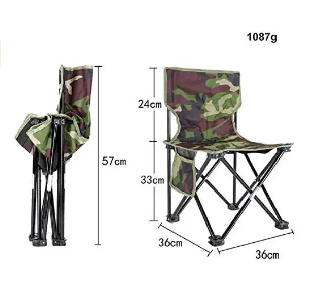 Cheap Mini Portable Outdoor Beach Chair Garden Folding Lightweight camouflage Chair