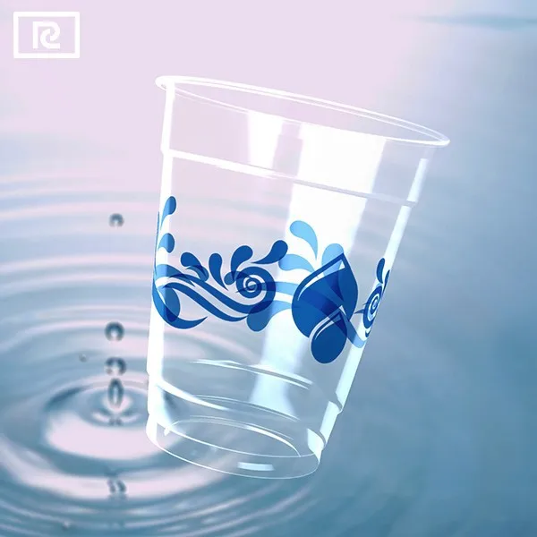 
W6-R250-T PLA 8oz 250ml custom printed plastic cup biodegradable 