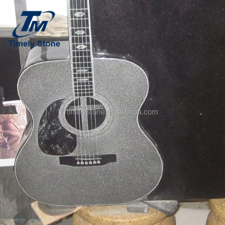 
New design granite guitar headstones/monuments 