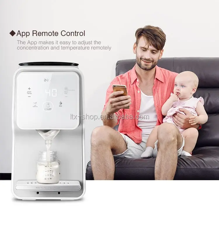 2022 Intelligent Mobile APP Control Full Automatic Baby Milking Machine Constant Temperature Control Baby Formula Maker BPA Free